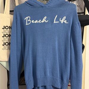Beach Life Blue Women's Sweater